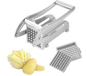 Máquina cortadora de pepino, cortador de tiras de patatas, herramientas prácticas para verduras para el hogar, rebanada astilladora de acero inoxidable