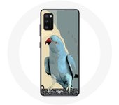 Coque pour Samsung Galaxy S20 Perruches perroquets Bleu