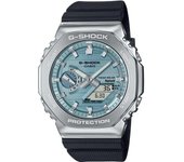Casio Reloj analógico digital redondo G-SHOCK GBM-2100A-1A2JF para hombre [modelo G-SHOCK con revestimiento metálico]