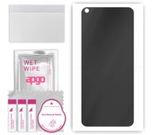 apgo Hydrogel Privacy Matte Screen Protector for Oppo Reno4 SE, Anti Spy, Hydrogel Film, Flexible, Soft TPU with positioning layer easy installation