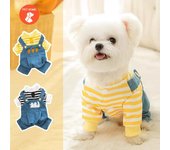 Ropa cálida para mascotas, abrigo con estampado bonito, camisa para perros y gatos pequeños y medianos, chaqueta, traje de invierno para Bulldog Francés y Chihuahua XS