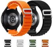 Correa YurKem de 20mm y 22mm para Samsung Galaxy Watch 5 Pro, correa de 45mm active 2 Gear S3, pulsera Alpine Loop, correa Galaxy watch 4 de 44mm y 40mm 20mm watch strap negro