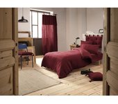 Housse de couette  Gaïa  toutes dimensions  Gaze de Coton  - Gaïa Lie de Vin - Housse de couette 140 x 200 cm