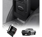 Caja de almacenamiento oculta central para reposabrazos de coche, para Toyota Tacoma 2016-23, 17,3x18,2x5,7cm