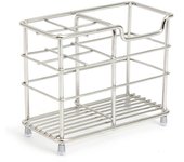 Soporte para cepillo de dientes de acero inoxidable, estante para pasta de dientes para baño, eléctrico multifuncional plata