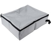 Caja de arena portátil para gatos, antifugas, resistente, ligera, fácil de limpiar, cuenco para gatos para exteriores L