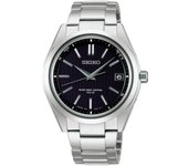 [Reloj Seiko] Brightz Solar Radio Modificado Cristal de Zafiro SAGZ083 para Hombre Plateado
