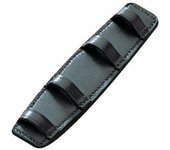 Protector de cadena Kincade Leather Horse Curb Full negro