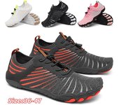 Zapatos de agua para hombres y mujeres, zapatos acuáticos de playa, sandalias de natación, drenaje, zapatos deportivos para vadear, navegación de secado rápido, pies descalzos, yoga, gimnasio, pesca, surf, zapatillas de deporte 36 blanco