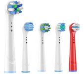 4 cabezales de repuesto para cepillo de dientes eléctrico universal Oral-B compatible con Advance Power/Pro Health Vitality Precision Clean