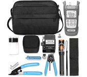 Kit de herramientas de cierre en frío de fibra óptica FTTH, empalmador de fibra multifuncional, medidor de potencia óptica varios colores