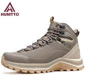 HUMTTO Zapatos de senderismo para hombre, botas de trekking con plataforma, botas de seguridad de goma para el trabajo de invierno para hombre, zapatillas tácticas negras para exteriores para hombre 39 negro