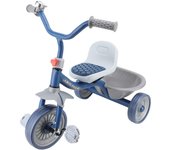 Triciclo para niños pequeños que evita vuelcos y evita resbalones, rueda silenciosa, silla ajustable, juguete para niños de 40 kg