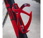 Soporte para botella de agua de bicicleta, ultraligero, resistente al óxido, instalación sencilla, Universal, soporte para botella de agua para bicicleta de montaña y carretera rojo