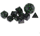 10 piezas de juegos multiusos para juegos de rol púrpura