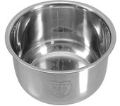Revestimiento de repuesto para olla arrocera, utensilios de cocina de acero inoxidable plata