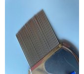 Peine para piojos Terminator de acero inoxidable para niños, peine para eliminar piojos, dientes de gran densidad, peine para eliminar liendres, sin liendres rojo