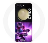 Coque Samsung Galaxy A13 4G maserati blanc fond carbonne