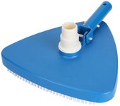 Cepillo de limpieza portátil con cabezal de aspiradora triangular con peso para piscina, accesorios