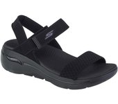 Skechers Go Walk Arch Fit Sandal - Black, Sandalias Mujer 41 negro