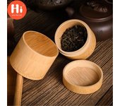 Tarro de especias de cocina de bambú de alta calidad, latas selladas, tanque de almacenamiento con tapa, recipiente para alimentos, caja de té, botes