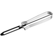 Pelador de patatas, frutas y verduras, cortador rápido, pelador de piel, cepillado One Size plata