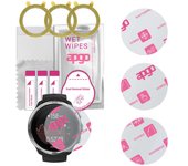 3x apgo Ultra-Clear Hybrid protector de vidrio compatible con Suunto 9, nano vidrio flexible, excelente reemplazo para vidrio templado, resistente a rayones, fu