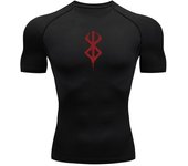Anime Berserk Guts camisa de compresión para hombre Fitness deporte correr apretado gimnasio camisetas Tops camiseta verano 6XL