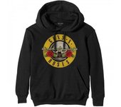 Guns N Roses Sudadera con capucha unisex con logotipo clásico para adultos M blanco