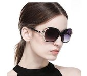 Gafas de sol redondas coreanas retro para mujer Camellia: montura grande moderna