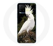 Coque pour Vivo Y21s 2021 / Y21 2021 Cacatoes Perroquets Blanc sur l'arbre