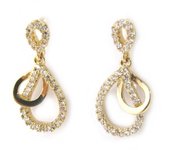 Les Trésors De Lily [M8750] - Boucles Plaqué Or 'Sissi' blanc doré oro