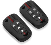 Funda de silicona para llave de coche, compatible con Chevrolet Cruze, Aveo, Trax, Sail, Malibu, Captiva, Opel, Vauxhall, Astra J, Corsa, Insignia, Mokka. blanco