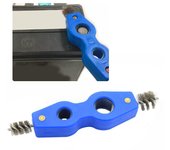 Cepillo de limpieza para eliminar óxido, 4 en 1, alambre de acero duradero, anticorrosión, para coche, camión, portátil, terminal de poste, batería de coche, suciedad negro