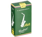 Caña para saxofón alto Vandoren Dureza JAVA: 2-12 (10 piezas)