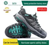 Zapatos de seguridad SATA Hurricane FF0521: Zapatillas deportivas transpirables, antigolpes, antipinchazos, resistentes al desgaste y antideslizantes para verano Size: 40 negro