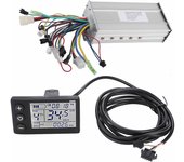 Kit de controlador sin escobillas para bicicleta eléctrica, scooter y bicicleta eléctrica con pantalla LCD a prueba de agua(1000 W 48 V )