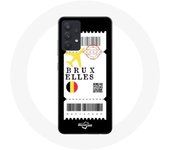 Coque pour Samsung Galaxy A13 4G / A13 4G Lite Billet d'avion Bruxelles Belgique