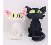Juguete de peluche Suzume No Tojimari de 28cm, gato Daijin y gato negro Sadaijin, muñeco de peluche suave, regalo de cumpleaños para bebés y niños 28cm