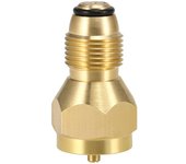 Adaptador POL de seguridad Lixada, adaptador de recarga de propano, válvula reguladora de latón macizo, rellenador de tanque de GLP
