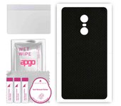 apgo Protective Skin Sticker for the back compatible with Xiaomi Redmi Note 4, Wrap Film, Foil, Vinyl - Pattern Matrix