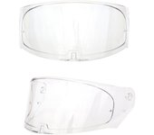 Lente de casco Anti-UV y antiarañazos para motocicleta, visera de moda, lente de protección contra el viento, repuesto para LS2 plata