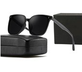 Nuevas gafas de sol para damas, gafas de sol coreanas para hombres y mujeres, gafas de sol polarizadas, gafas de sol para mujeres negro