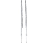 Les Trésors De Lily [K1415] - Boucles Argent 'Chorégraphie' argenté (rhodié) - 10 cm plata