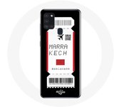 Coque Samsung Galaxy A21S Billet d'avion marrakech