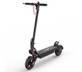 Patinete eléctrico plegable urbano iScooter W8, 500 W, 48 V, 10,4 Ah, 40 km/h, neumáticos de 9,3 , autonomía de 40 km, doble freno, suspensión total. 48V 500W 10.4Ah negro