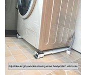 Base para lavadora, soporte para frigorífico, ruedas telescópicas ajustables y móviles, para secadora, frigorífico y electrodomésticos