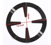 Estante para cocina de Gas de acero inoxidable, 1 unidad, olla para Moca, estante para cafetera, cocina, estufa de Gas, soporte para café, anillo para cocinar a fuego lento, estufa segura plata