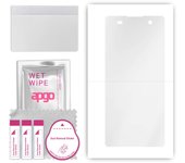 apgo Hydrogel Ultra-Clear Screen Protector for Sony Xperia XA, Hydrogel Film, Flexible, Soft TPU with positioning layer easy installation