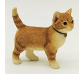 Figura de modelo de gato real realista, artículos de decoración de interior de coche de cafetería, acc de coche coreano